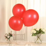 10 Pack Red Biodegradable Balloons, 18" Thickened Extra Strong Eco-friendly Latex Helium Party