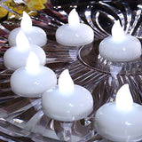 12Pack LED Floating White Tea lights Waterproof Flameless Candles