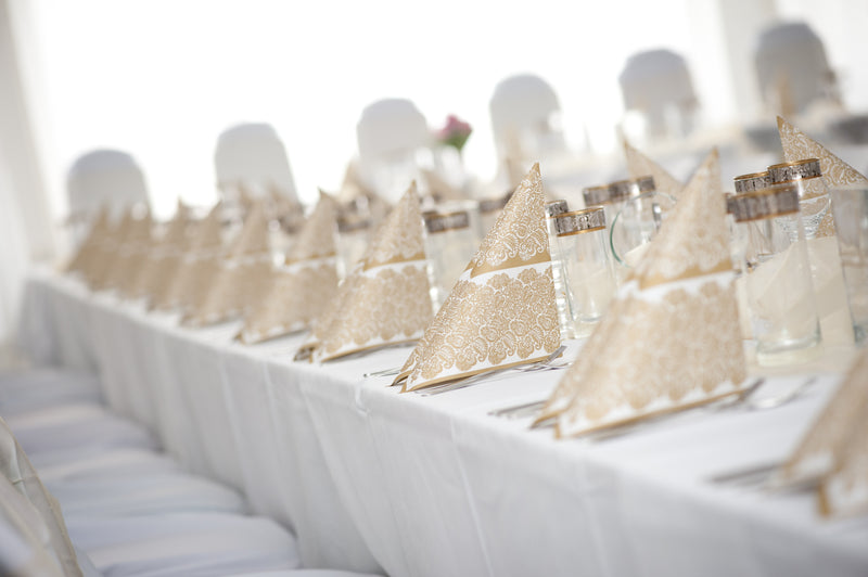 Napkin Folds for Wedding Receptions- wedding napkins