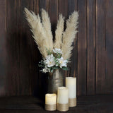 6 Stems | 49inch Wheat Tint Dried Natural Pampas Grass Plant Sprays