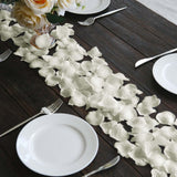 500 Pack | Ivory Silk Rose Petals Table Confetti or Floor Scatters