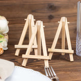 10 Pack | 5inch Natural Mini Rustic Place Card Table Number Holders