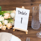 10 Pack | 5inch Natural Mini Rustic Place Card Table Number Holders