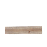 30"x6" | Natural | Rectangular Wood Planter Box Set With Removable Plastic Liners