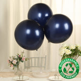 10 Pack Navy Blue Biodegradable Balloons, 18" Thickened Extra Strong Eco-friendly Latex Helium Party