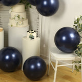 10 Pack Navy Blue Biodegradable Balloons, 18" Thickened Extra Strong Eco-friendly Latex Helium Party