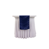 12x108inch Navy Blue Lamour Satin Table Runner