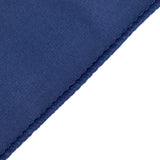 Premium Scuba Polyester 24"x72" Wide Table Runner Navy Blue - Wrinkle-Free Table Linen