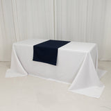 Wide Premium Polyester 24"x72" Table Runner Navy Blue - Sublimation Printable Banner