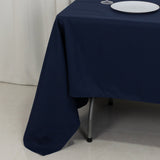 60"x126" Fire Retardant Navy Blue Tablecloth Premium Polyester Rectangular Table Cover