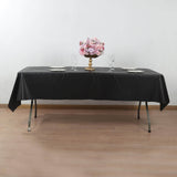 Black Plastic Tablecloth Roll in A Cut-to-Size Box with Slide Cutter, Cuts Up to 36 Rectangle 8 Feet