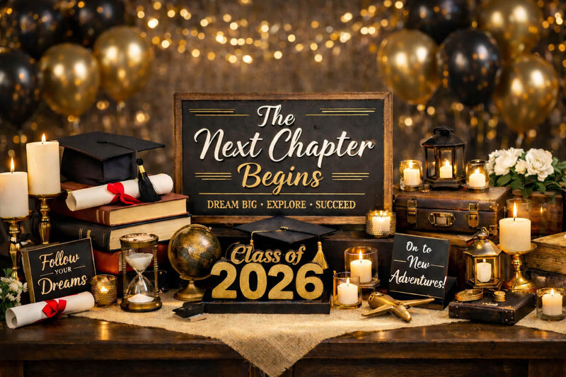 "Next Chapter" Graduation Party Theme