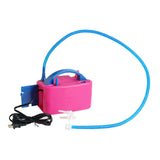 600W Hot Pink Dual Nozzle Electric Balloon Pump, Balloon Blow Up Machine#whtbkgd