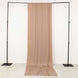 Nude 4-Way Stretch Spandex Backdrop Curtain with Rod Pockets