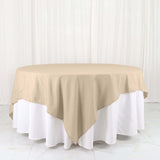 90"x90" Nude Square Polyester Table Overlay