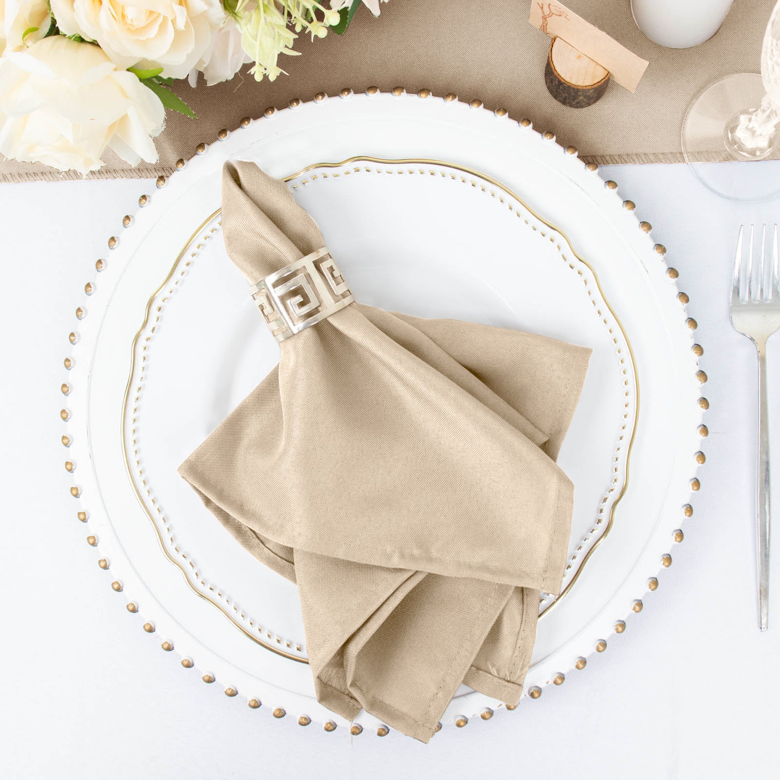 5 Pack | Burgundy Seamless Cloth Dinner Napkins, Wrinkle Resistant Linen |  17x17