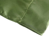 8ftx10ft Olive Green Satin Formal Event Backdrop Drape, Window Curtain Panel