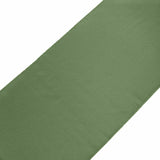 12"x108" Olive Green Polyester Table Runner