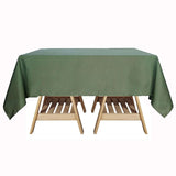 Olive Green Polyester Square Tablecloth 70"x70"