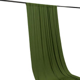 Olive Green 4-Way Stretch Spandex Photography Backdrop Curtain with Rod Pockets