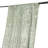 5ftx12ft Sage Green Premium Smooth Velvet Event Curtain Drapes, Backdrop Event Panel