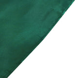 108" Hunter Emerald Green Satin Round Tablecloth