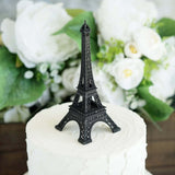 6inch Black Metal Eiffel Tower Table Centerpiece, Decorative Cake Topper