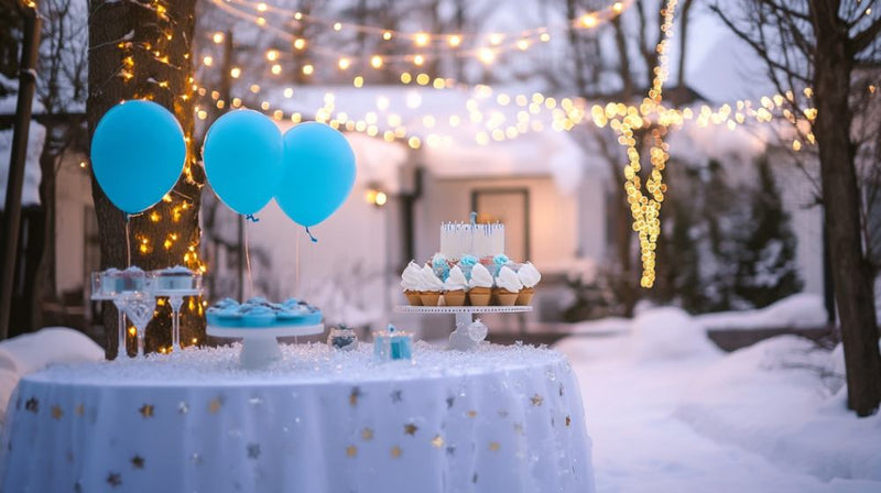 outdoor winter party- birthday