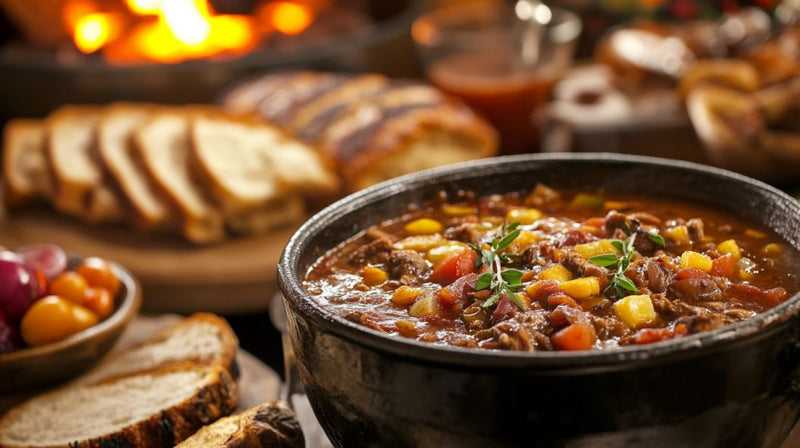 outdoor winter party- hearty meals