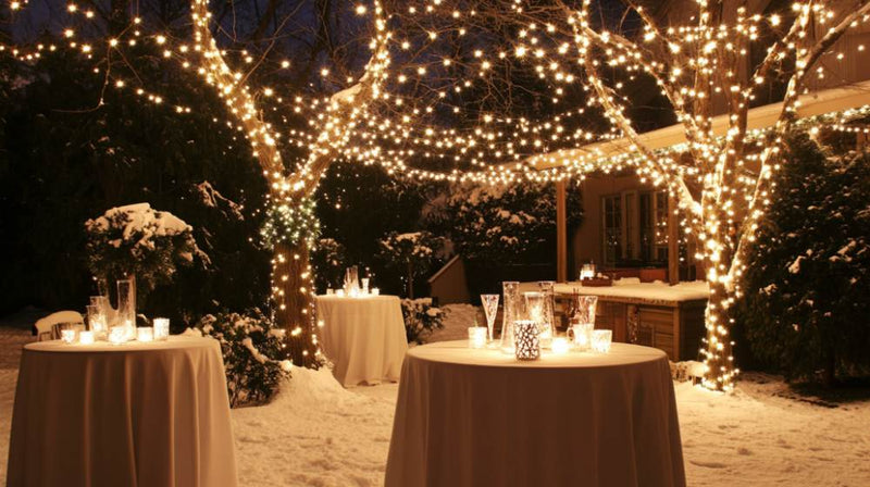 outdoor winter party ideas- decor