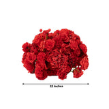 22-Inch Red Silk Flower Grand Centerpiece – Pre-Arranged Artificial Rose, Hydrangea