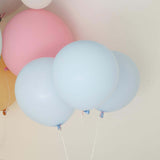 10 Pack | 18inch Matte Pastel Ice Blue Helium or Air Latex Party Balloons