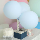 10 Pack | 18inch Matte Pastel Ice Blue Helium or Air Latex Party Balloons