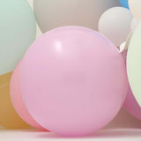 2 Pack | 32inches Large Matte Pastel Pink Helium/Air Premium Latex Balloons