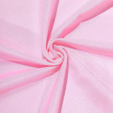 54"x54" Pink Square Polyester Table Overlay#whtbkgd