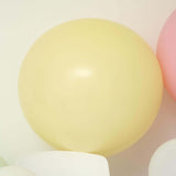 2 Pack | 32inch Large Balloons Helium or Air Latex Balloons Pastel Yellow