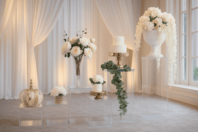 Pedestal and Risers Wedding Trends