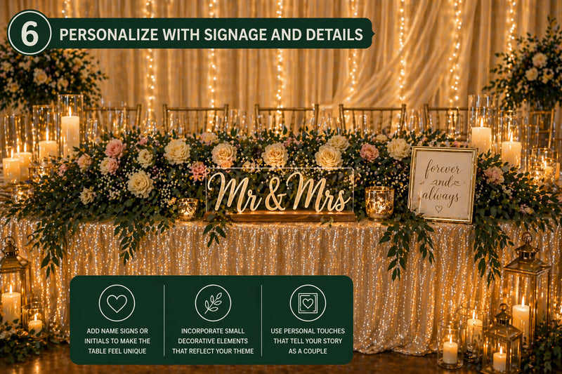 personalize Signage and Details