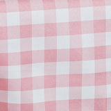 54"x54" White Rose Quartz Buffalo Plaid Square Table Overlay,Checkered Gingham Table Overlay#whtbkgd