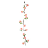 6ft | Pink Artificial Silk Rose Hanging Flower Garland, Faux Vine