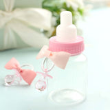 12 Pack | Small Pink Decorative Baby Pacifiers, Baby Shower Favors