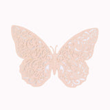 12 Pack | 3D Blush Butterfly Wall Decals DIY Removable Mural Stickers Cake Decorations#whtbkgd