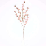 2 Branches | 42inch Tall Blush/Rose Gold Artificial Silk Carnation Flower Stems