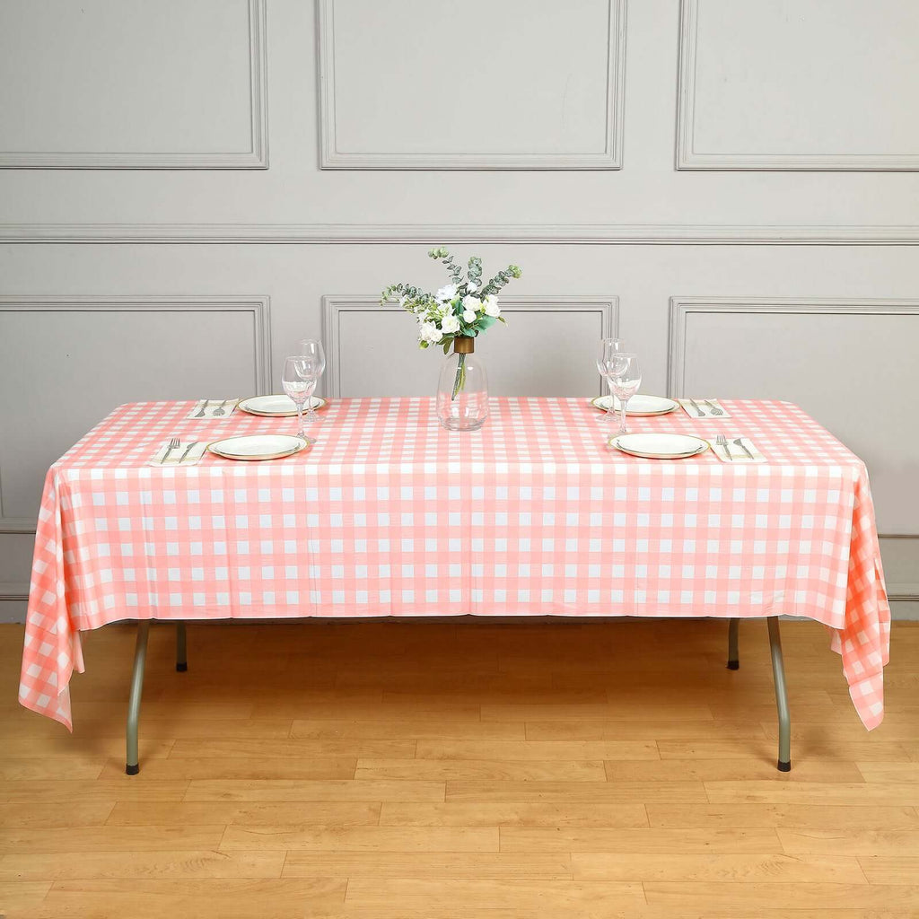 Plastic Rectangle Table Covers 54