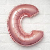 16" Blush Mylar Foil Letter Balloons