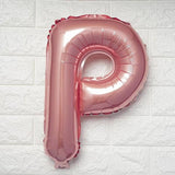 16" Blush Mylar Foil Letter Balloons