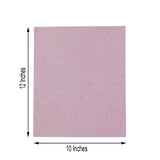 10 Pack | Pink Self-Adhesive Glitter DIY Craft Foam Sheets - 12x10inch