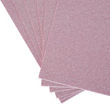 10 Pack | Pink Self-Adhesive Glitter DIY Craft Foam Sheets - 12x10inch