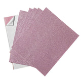 10 Pack | Pink Self-Adhesive Glitter DIY Craft Foam Sheets - 12x10inch