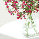 4 Stems | 27inch Fuchsia Artificial Silk Babys Breath Gypsophila Flowers